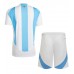 Argentinien Heimtrikot Copa America 2024 Kurzarm (+ kurze hosen)